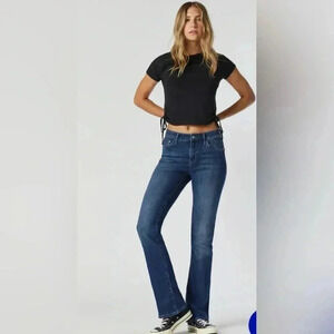 Mavi Women's Boot Cut Jeans - Indigo